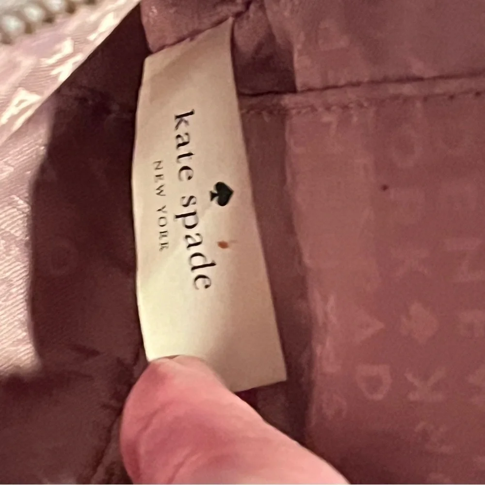 Kate Spade Pebbled Leather Pyper Mulberry Street Double Zip Crossbody Bag Purse
